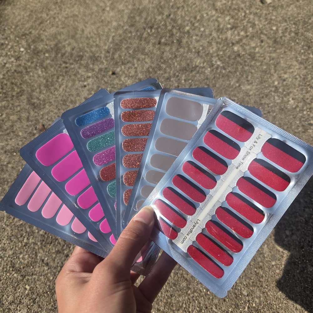 Lily & Fox Nail Polish Strips Multi-Pack (6)